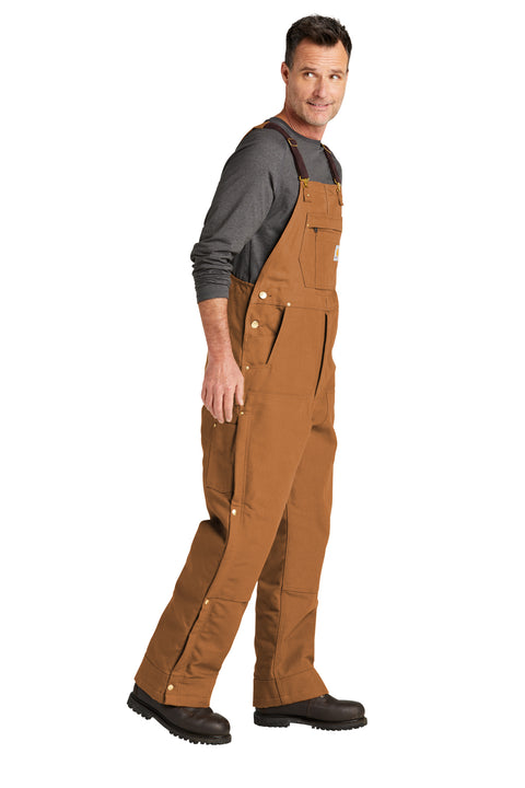 Carhartt® Short Firm Duck Insulated Bib Overalls