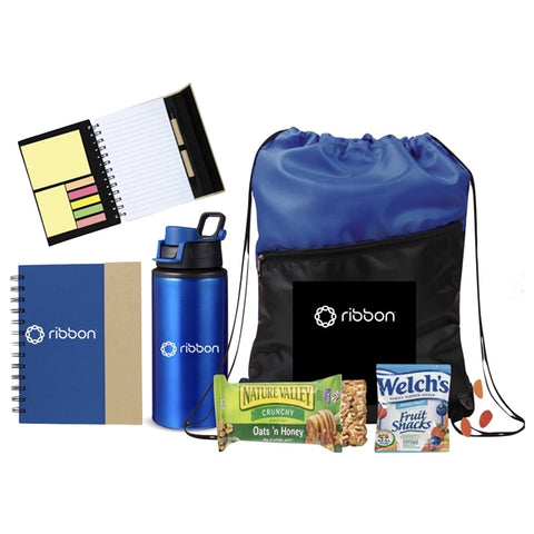 Backpack Set with Notebook Sport Bottle & Snacks