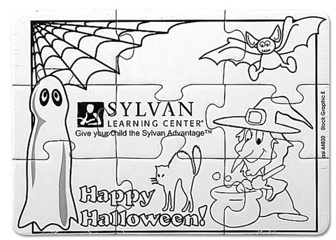 Coloring Puzzle - Stock Graphics - Halloween