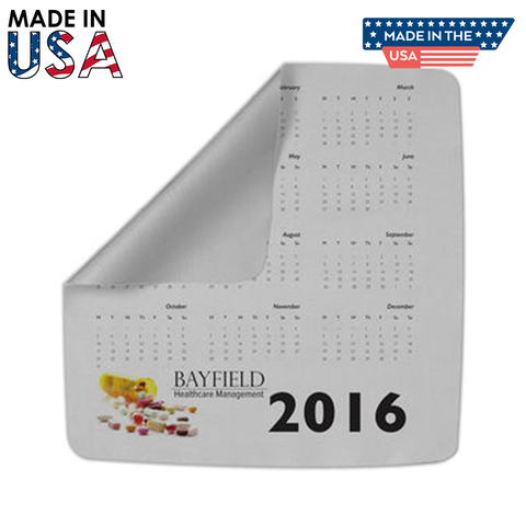 10"x10" Smart Cloth Thin Microfiber Cleaning Cloth Calendar for Mobile Devices and Eyewear