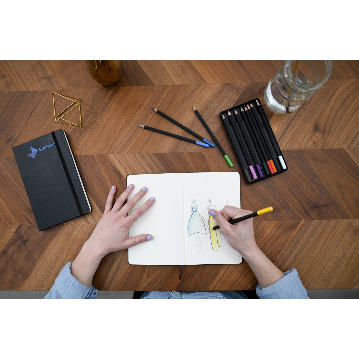 Moleskine Sketching Kit Watercolor Pencils