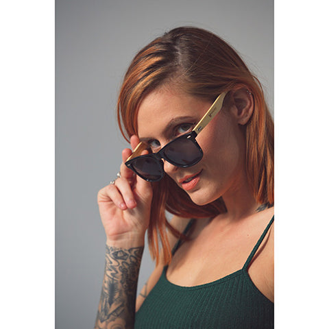 Bamboo Recycled Polycarbonate UV400 Sunglasses
