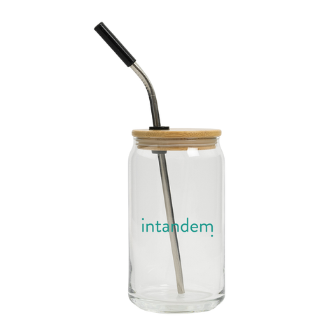 16 OZ. FULL COLOR CAN GLASS WITH BAMBOO LID