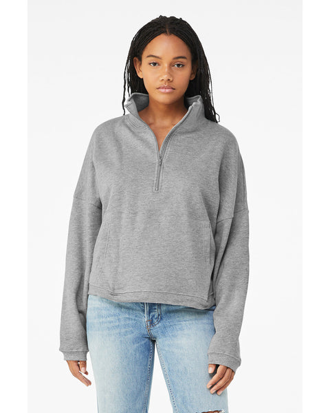 B+C Sponge Fleece 1/2 Zip Pullover Sweatshirt