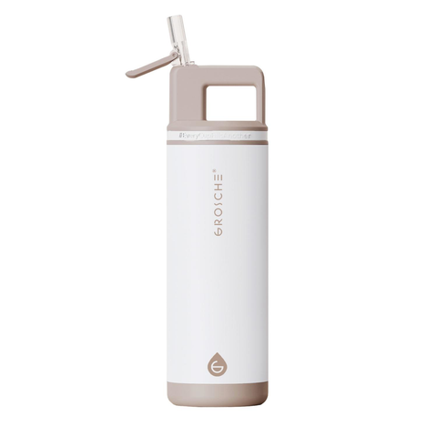 20 oz. GROSCHE® Flip 'N Sip Insulated Straw Water Bottle