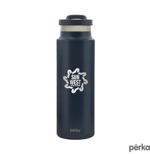 Perka® Monroe 24 oz. Double Wall Recycled Stainless Steel Water Bottle