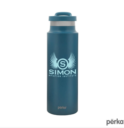 Perka® Monroe 24 oz. Double Wall Recycled Stainless Steel Water Bottle