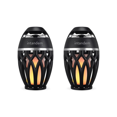 Tiki & Bluetooth Speakers with LED Flame