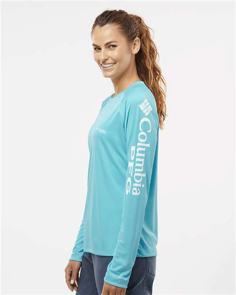 Shirt - Women's Columbia Plus Size PFG Tidal II Long Sleeve T