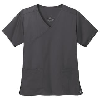 NEW WonderWink Women’s WorkFlex Mock Wrap Top