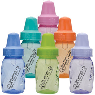 4 oz Assorted Color Evenflo Baby Bottles
