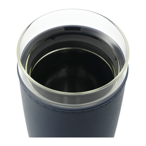 Vesta Glass Tumbler with Recycled PP Sleeve 16oz