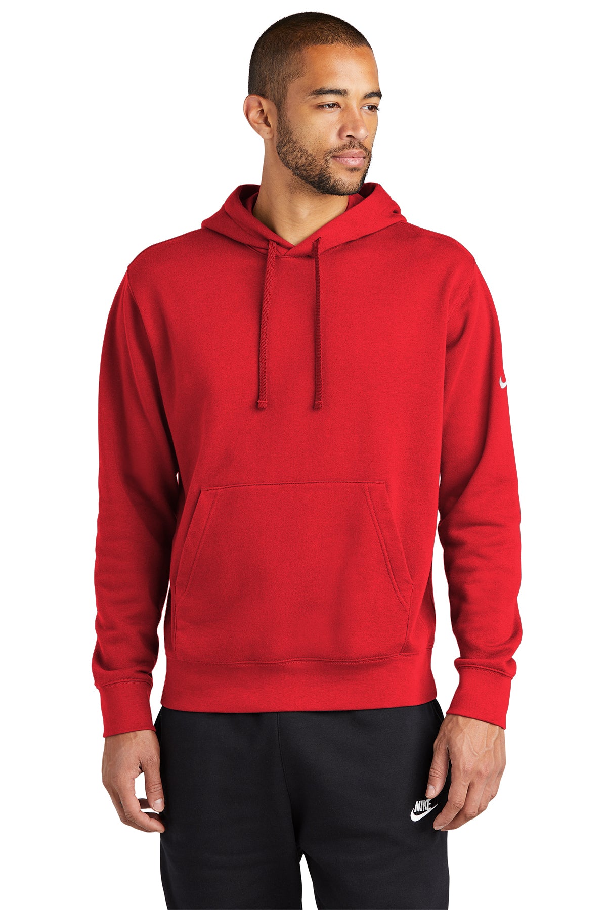 Nike club best sale swoosh pullover hoodie