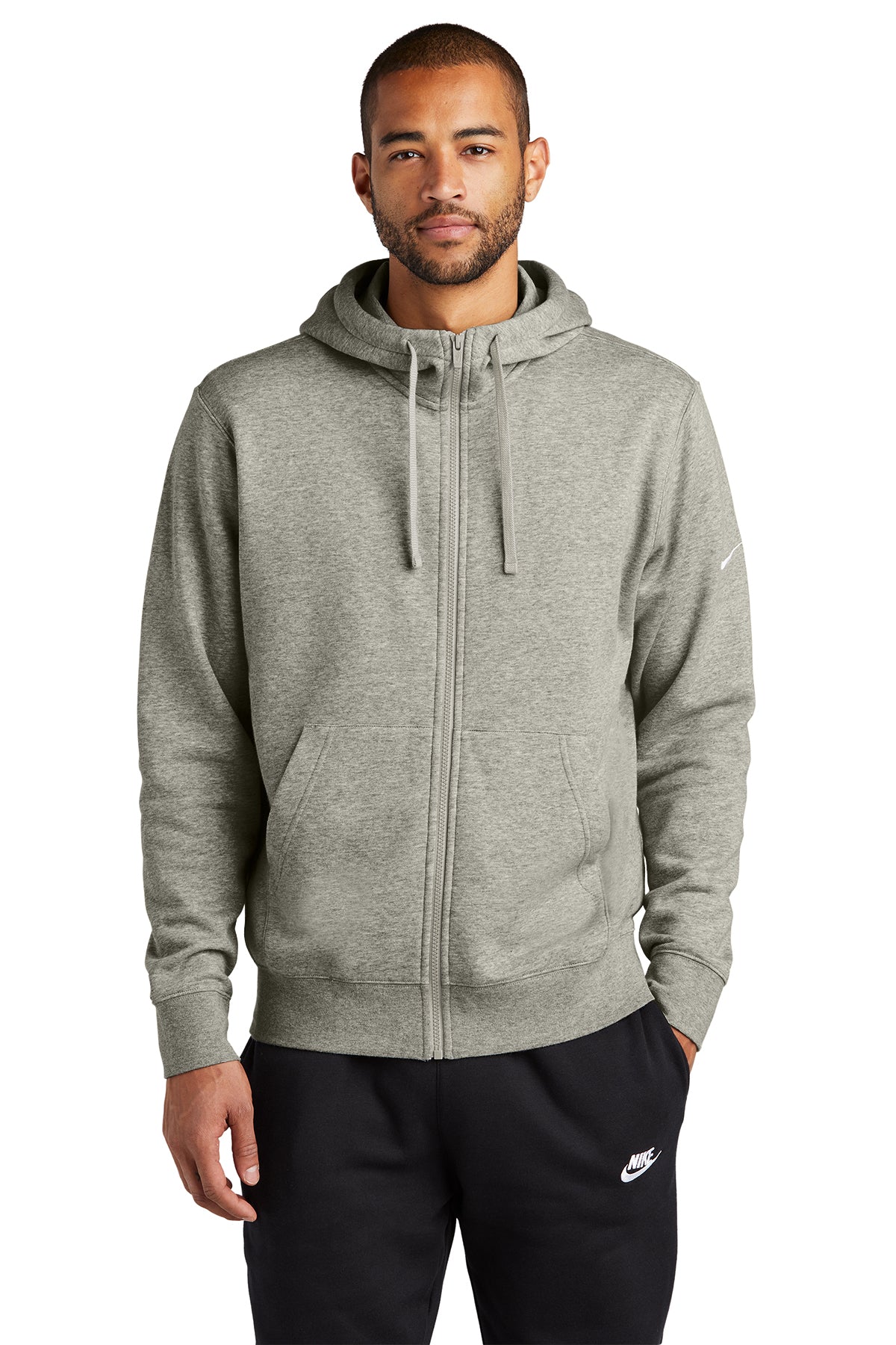 Nike swoosh full zip hoodie mens hot sale