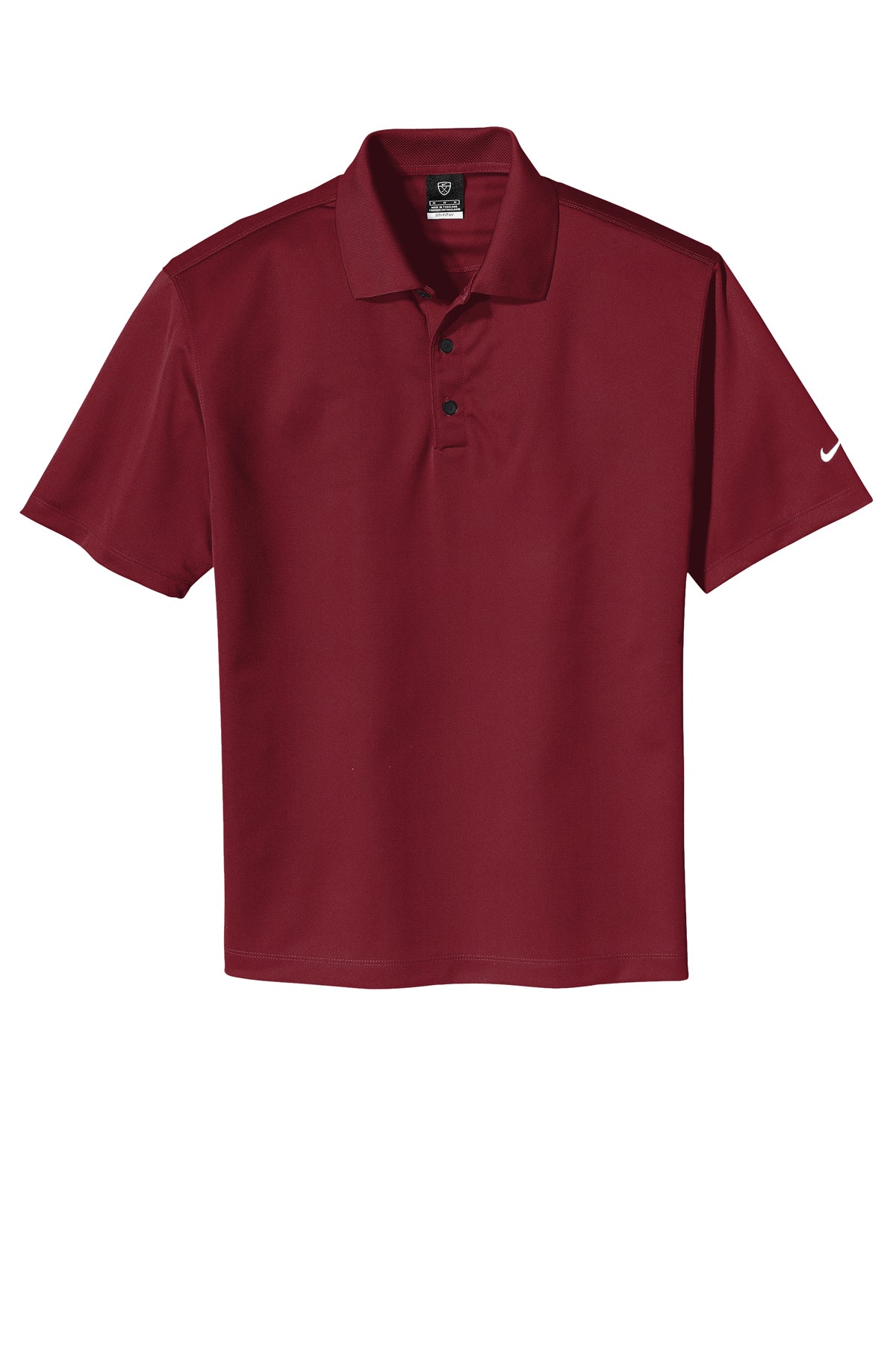 Sanmar Nike Tech Basic Dri Fit Polo Pro Red Small