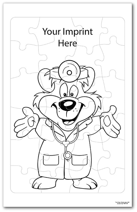 Coloring Tray Puzzle - Doctors Visit