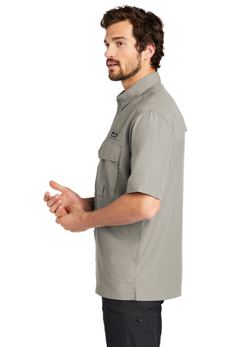 Eddie Bauer EB602 Short Sleeve Performance Fishing Shirt - White - XL