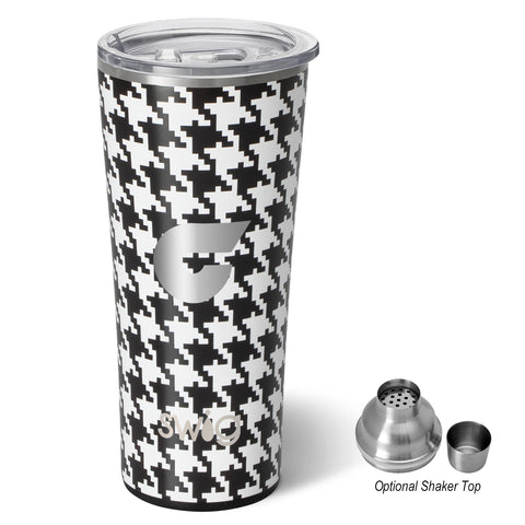 22 OZ. SWIG LIFE™ HOUNDSTOOTH STAINLESS STEEL TUMBLER