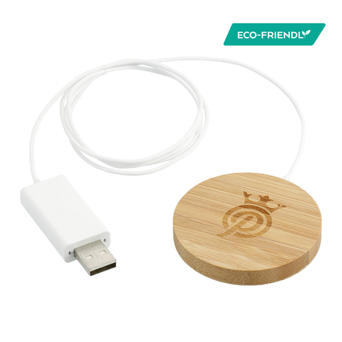 Bamboo MagClick™ Fast Wireless Charging Pad