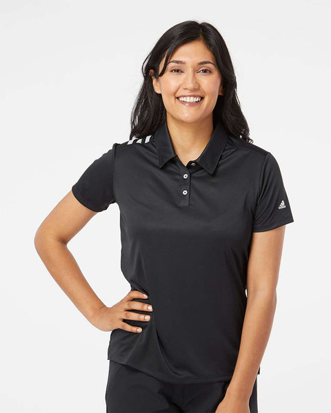 Adidas - Women's 3-Stripes Shoulder Polo
