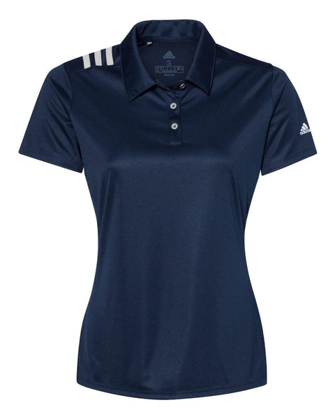 Adidas - Women's 3-Stripes Shoulder Polo