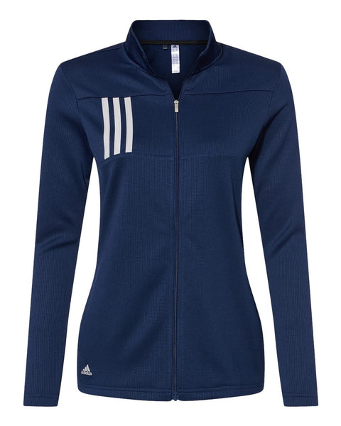 Adidas - Women's 3-Stripes Double Knit Full-Zip