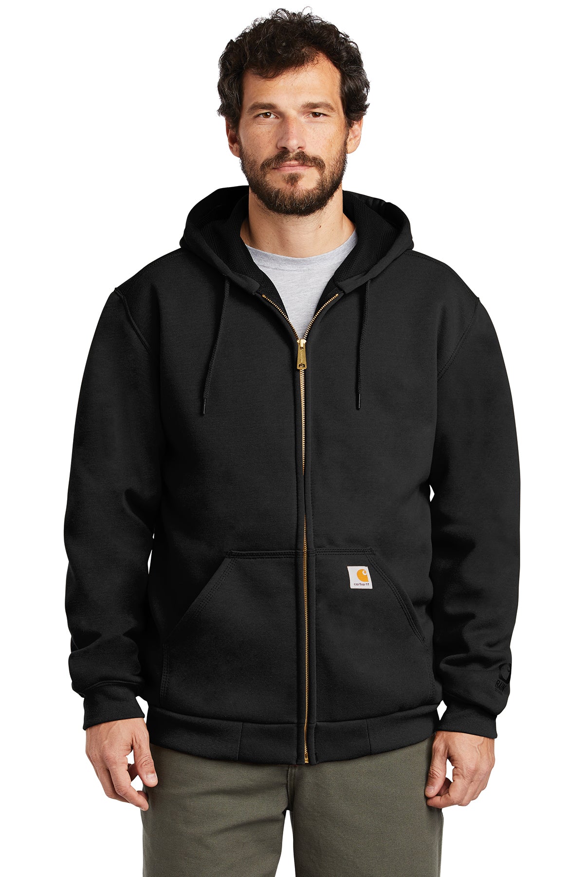 Carhartt Rain Defender Rutland Thermal Lined Hooded Zip Front Sweatshi InTandem Promotions