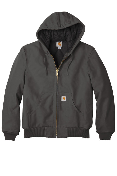 Carhartt Quilted-Flannel-Lined Duck Active Jac