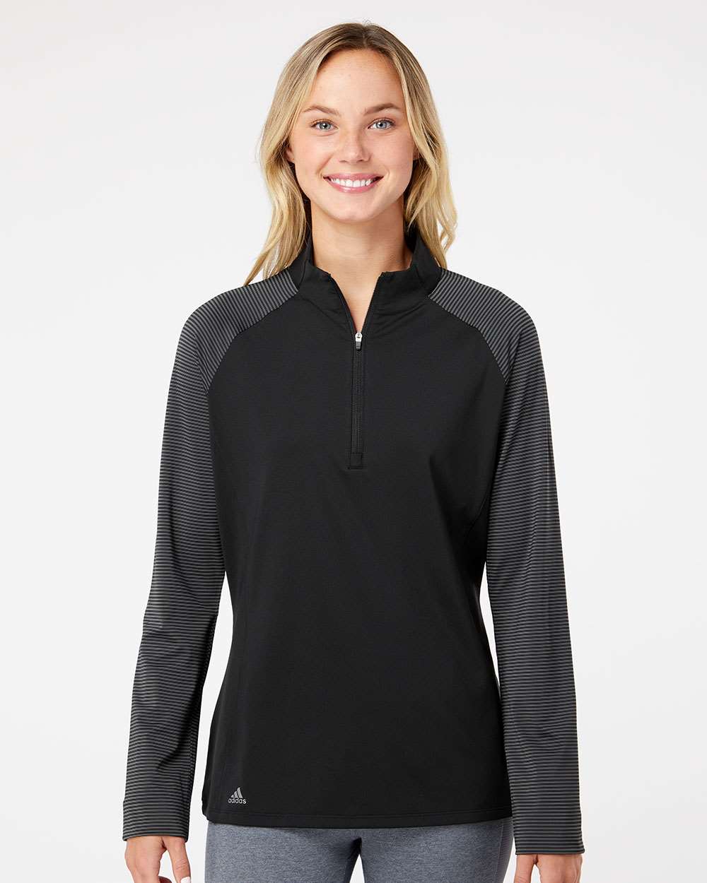 Adidas quarter zip discount womens