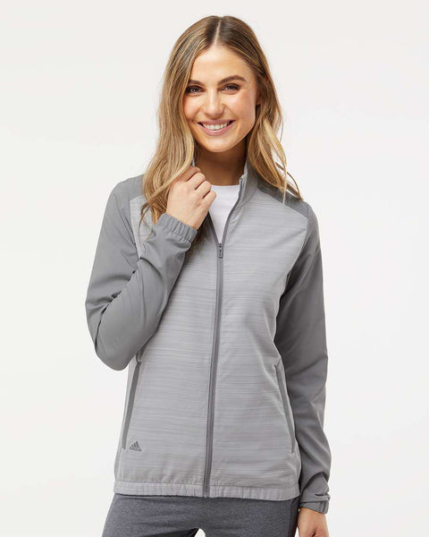 Adidas - Women's Heather Block Full-Zip Wind Jacket