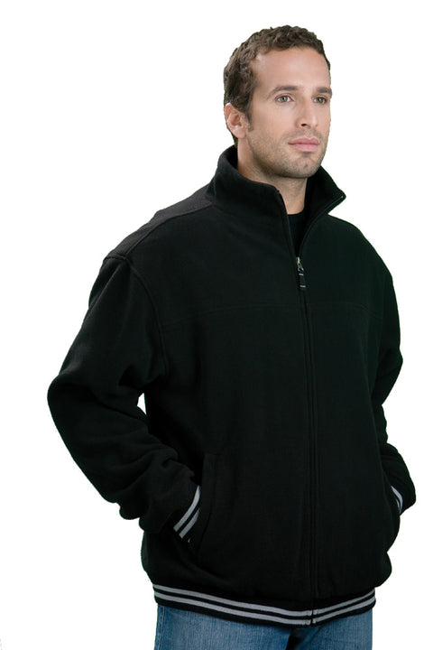 MEN Varsity Polyfill Fleece Jacket