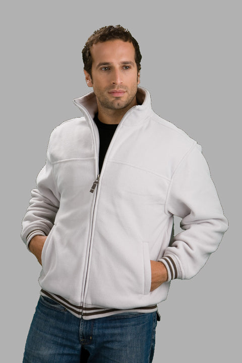 MEN Varsity Polyfill Fleece Jacket