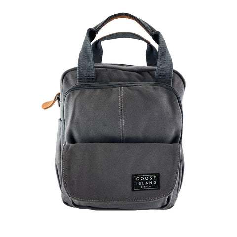 CONVERTIBLE BACKPACK W/ WOVEN PATCH
