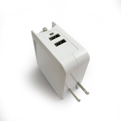 3.4 A UL Listed 2 port wall + car charger