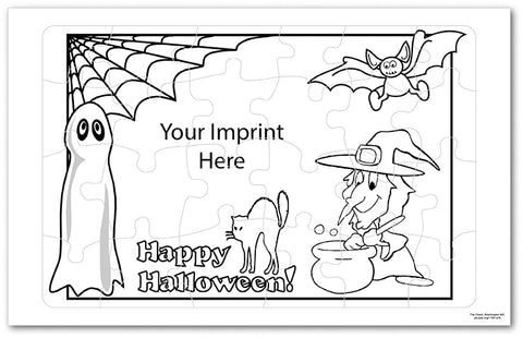 Coloring Tray Puzzle - Halloween