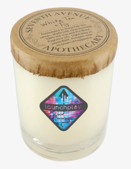 Seventh Avenue Apothecary White Tea and Fig 11 oz Glass Jar Candle