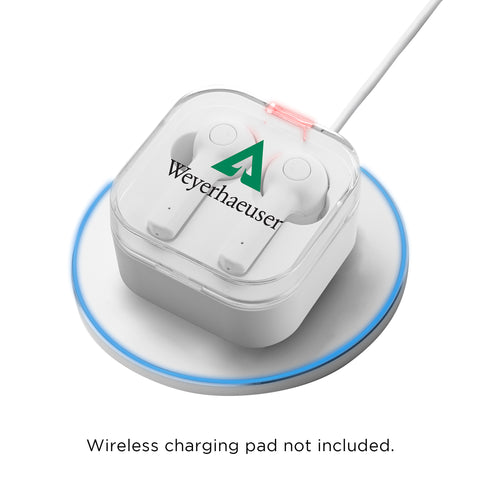 Wireless Charging TWS with Built in Microphone