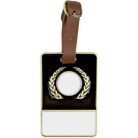 Metal Bag Tag With Colorfill