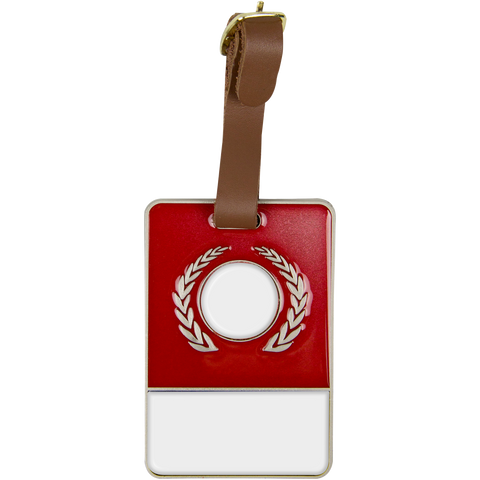 Metal Bag Tag With Colorfill