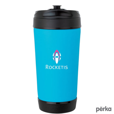 Perka® Hibiscus IV 17 oz. Insulated Spill-Proof Mug