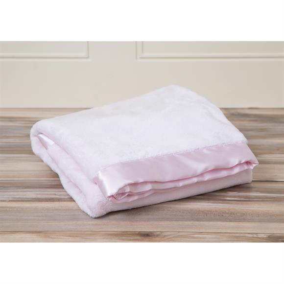 Satin trim security discount blanket