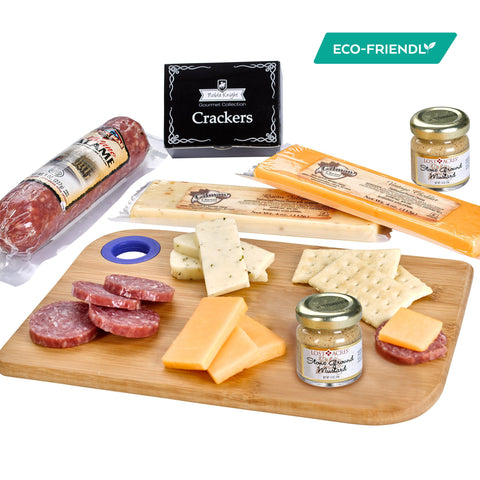 MEATCHEESE-SET CHARCUTERIE FAVORITES BOARD WITH MEAT & CHEESE SET