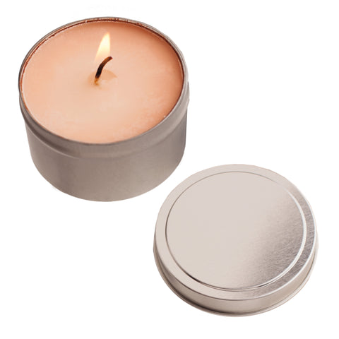 4 OZ. CANDLE IN ROUND TIN