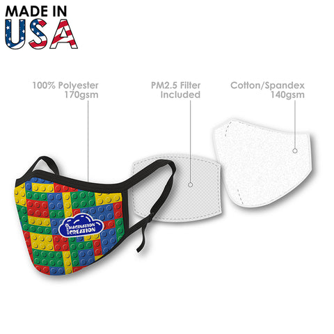 USA - Fx3 Everyday Youth - Face Mask with Filter Pocket