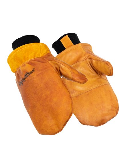 DIPPED LEATHER MITT