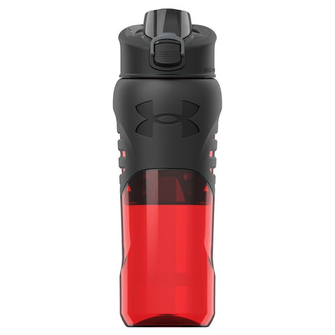 Dominate Stainless Steel Water Bottle, 24oz, Silicon Body Grip, Vacuum  Insulated, Leak Proof - Red 