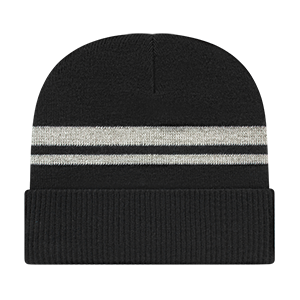 Reflective Knit Cap with Cuff