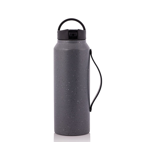 32 Oz. Sport Iconic Vacuum Insulated Stainless Steel Water Bottle w/Drinking Spout and Straw