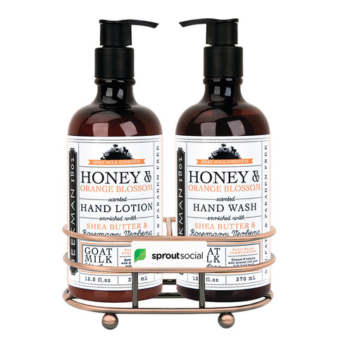 Beekman 1802® Honey & Orange Blossom Soap & Lotion Gift Set