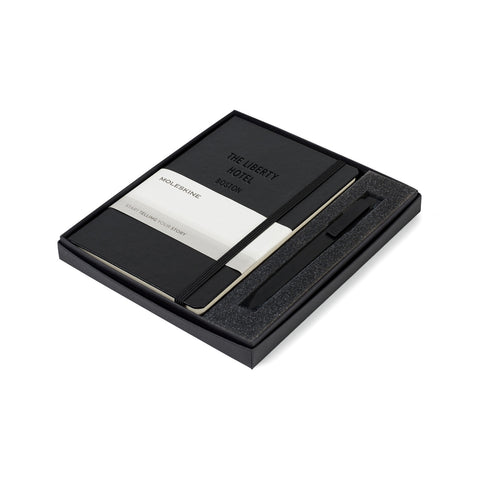 Moleskine® Medium Notebook and GO Pen Gift Set